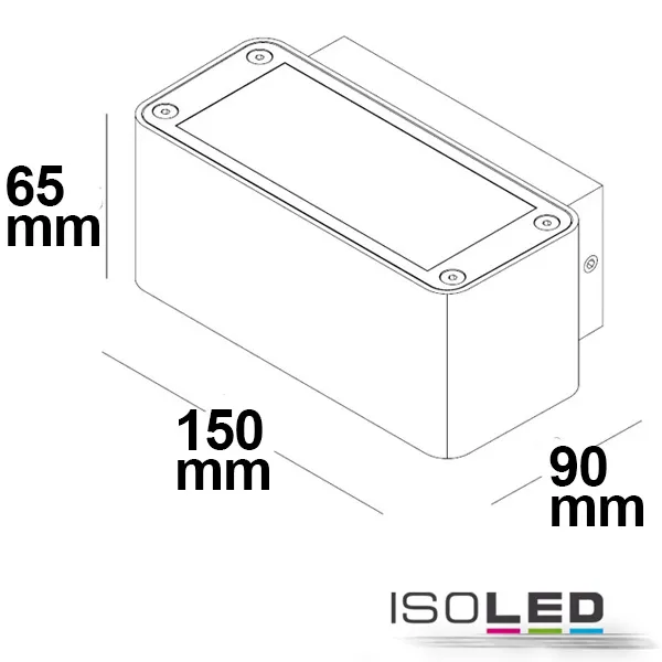 ISOLED LED Wandleuchte Up&Down 4x3W CREE Pic_3