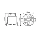 STANDARD DALI ADR MOUNTING SET IP20 FM TR