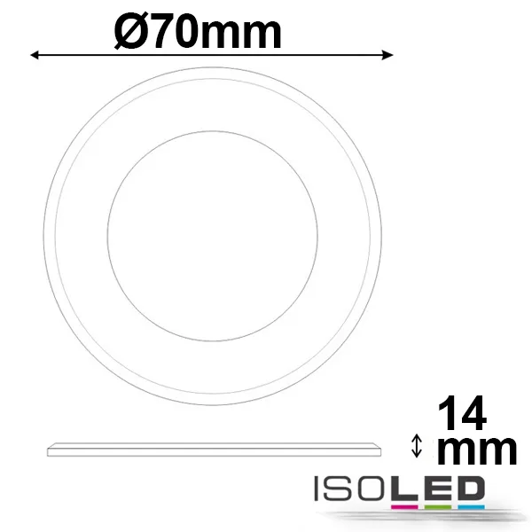 ISOLED LED Slim Ein- und Unterbauleuchte Pic_1