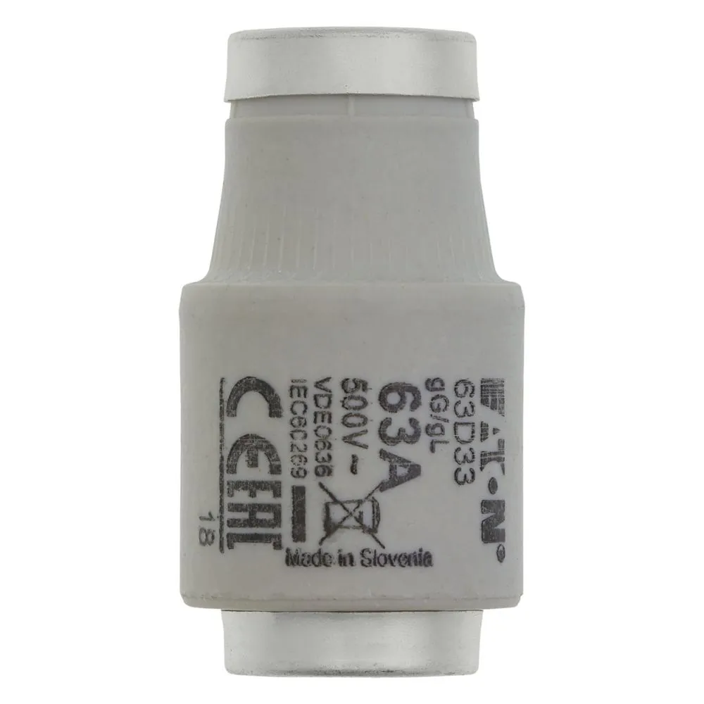 Eaton Electric FUSE-D3 63A T GL/GG 500VAC E33 Pic_1
