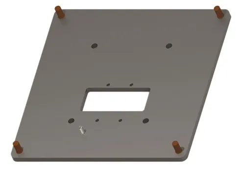 Bernstein FLEX.BASE ADAPTERPL. RAL9006 Pic_1