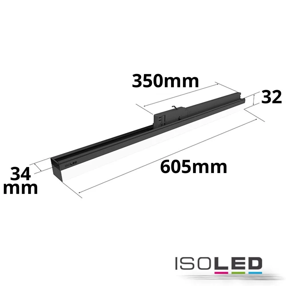 ISOLED 3-PH Linearleuchte 600mm, 20W Pic_2