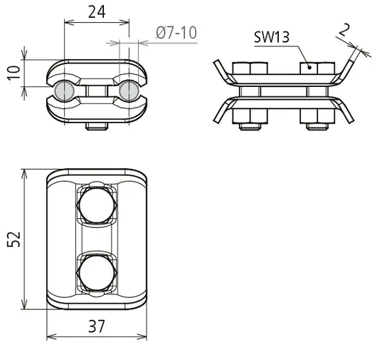 Dehn + Söhne PV 7.10 SKM8X20 CU Pic_1
