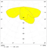 URB LTRN V 59W ASYM PS 830-840 IP66 GY