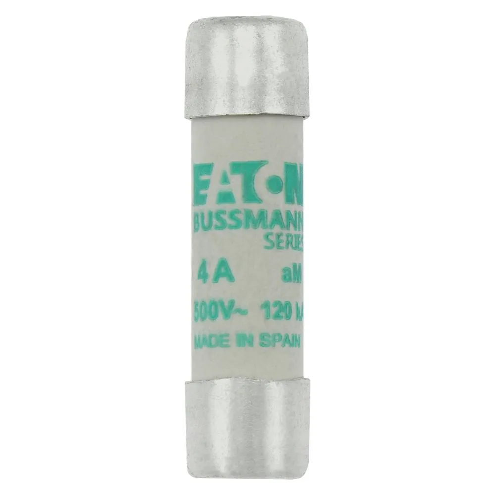 Eaton Electric CYLINDRICAL FUSE 10 x 38 4A AM 500V AC Pic_1