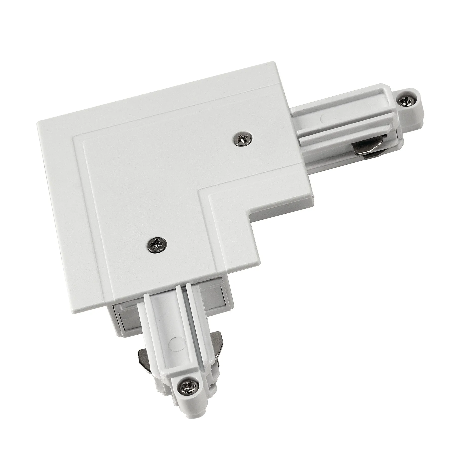 Slv 1~ E-Schiene L-Verbinder Erde innen weiß Pic_1