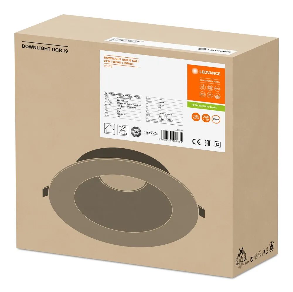 Ledvance DL UGR19 PFM DN195 21 W 840 WT IP54 DALI Pic_6