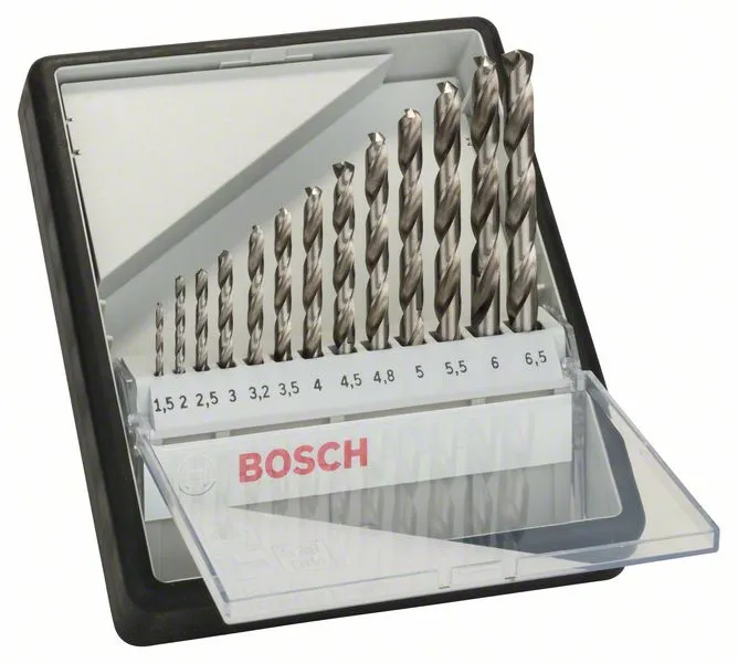 Bosch 13tlg. Robust Line Metallbohrer-Set HSS-G, 135° Pic_1