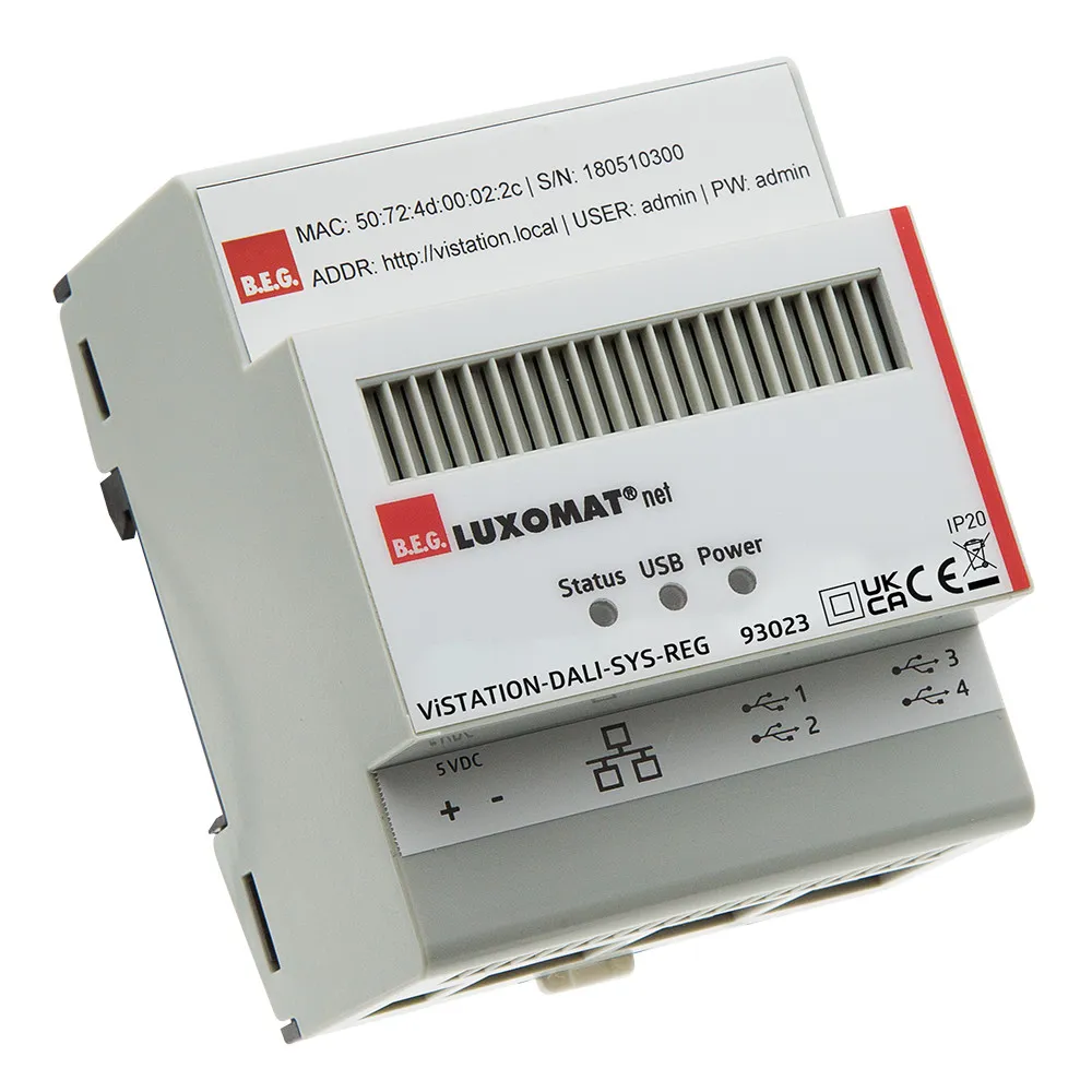 B.E.G. Brueck Electronic GmbH ViSTATION-DALI-SYS-REG (Visualisierung) Pic_1