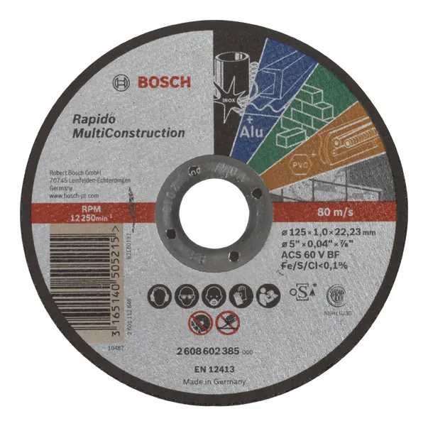 Bosch Trennscheibe gerade Rapido Multi Construction Pic_1