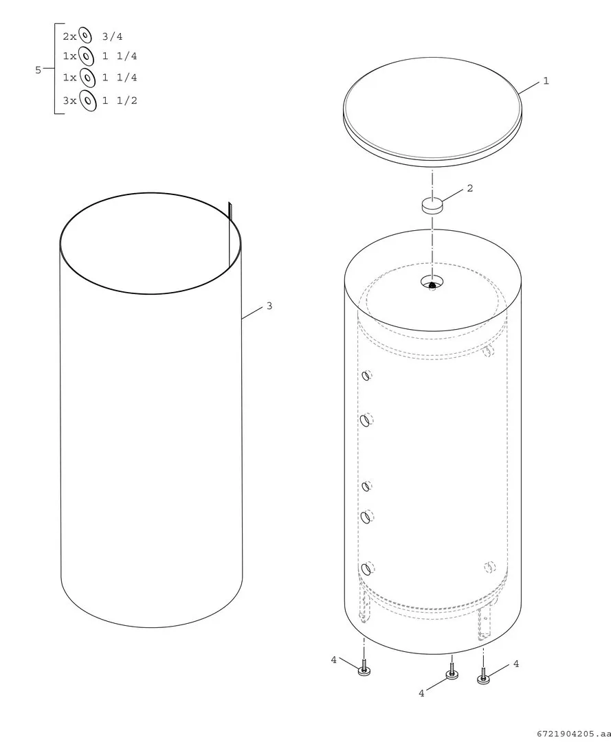 Bosch BP 200 EK 1 B Buffer Tank 200L Pic_2