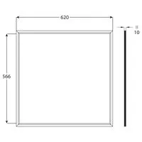 NOBILE AG LED Panel Flat Q2 alu 22W RGB 12V COM+ Pic_1