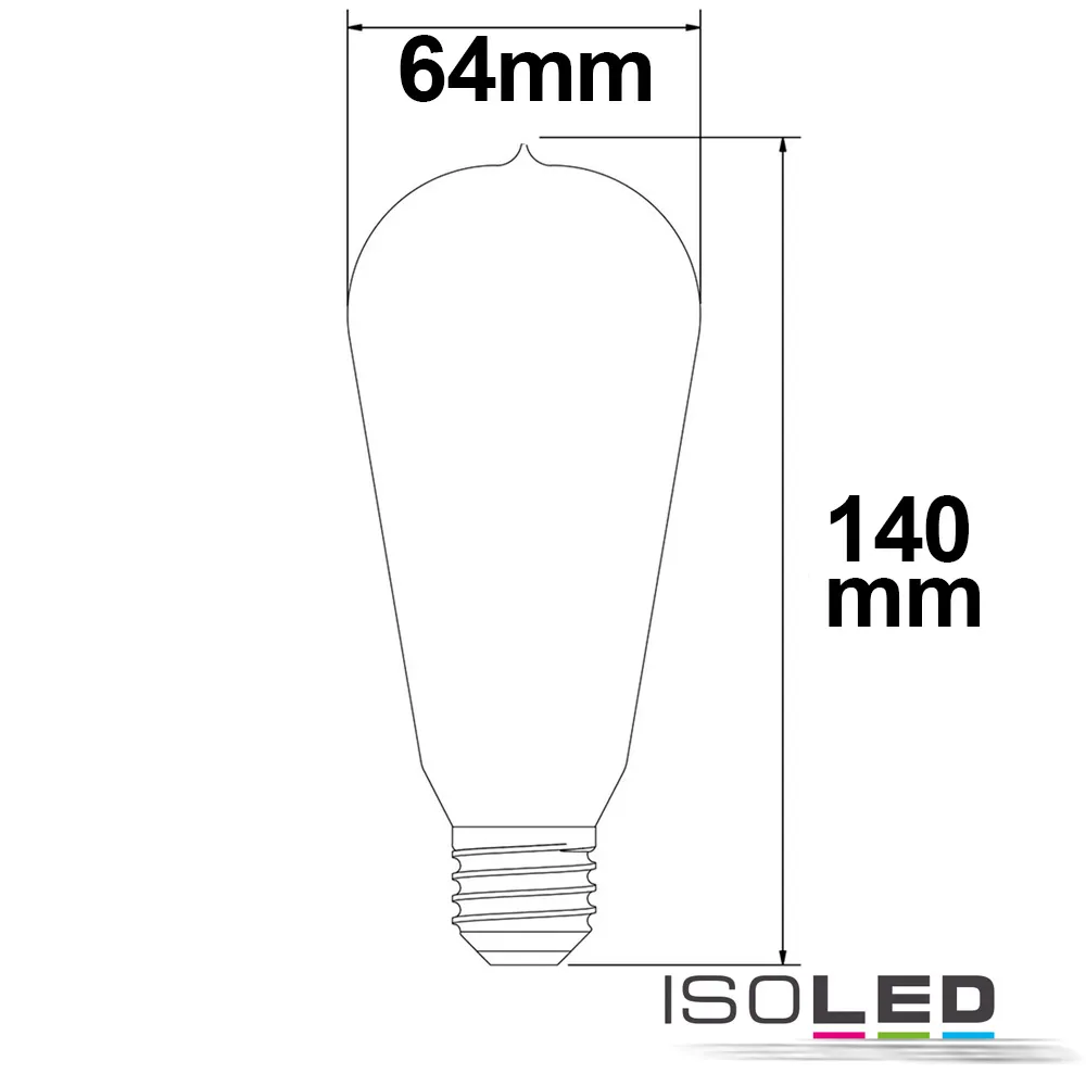 ISOLED E27 Vintage Line LED ST64 Pic_1