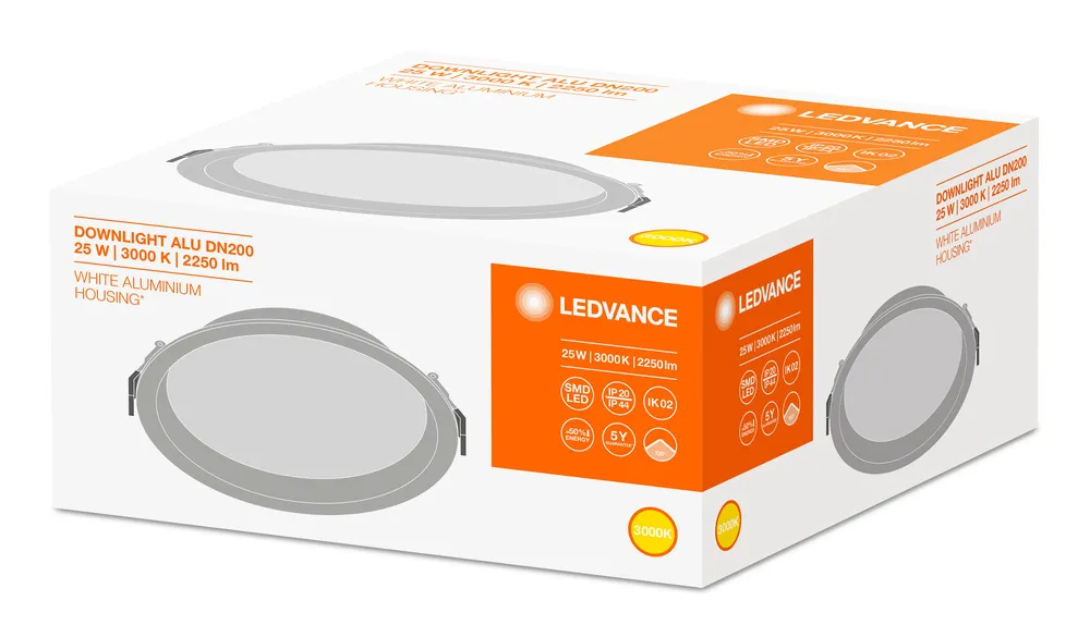 LEDVANCE GMBH DL ALU DN 200 25 W 3000 K IP44/IP20 WT Pic_9