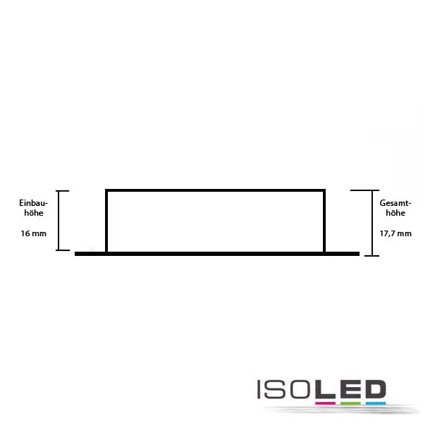 ISOLED Cover Aluminium quadratisch rückversetzt Pic_2
