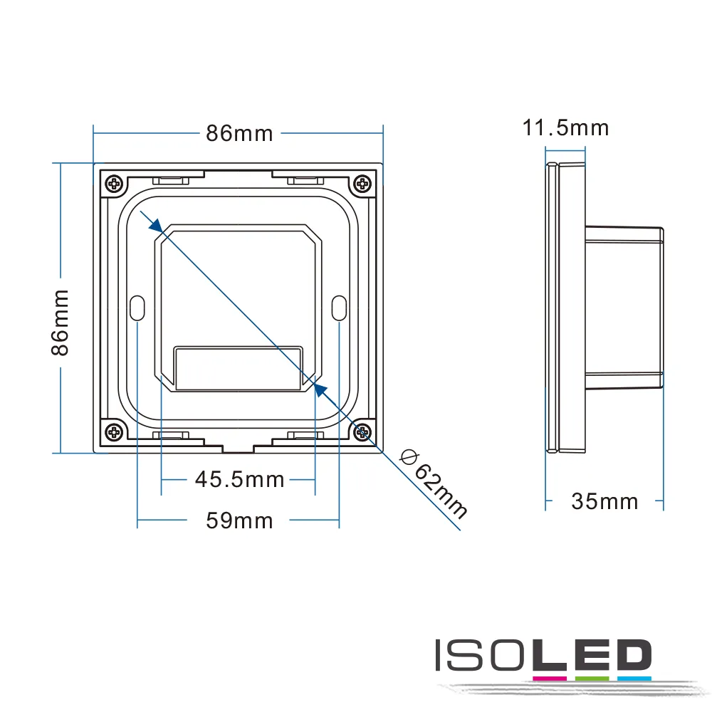 ISOLED Sys-Pro RGB+W 4 Zonen Pic_1