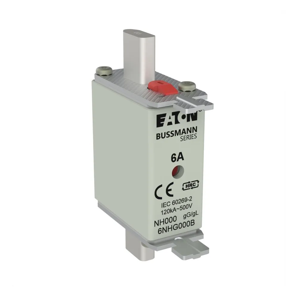 Eaton Electric NH FUSE 6A 500V SIZE 000 GG MGL Pic_1