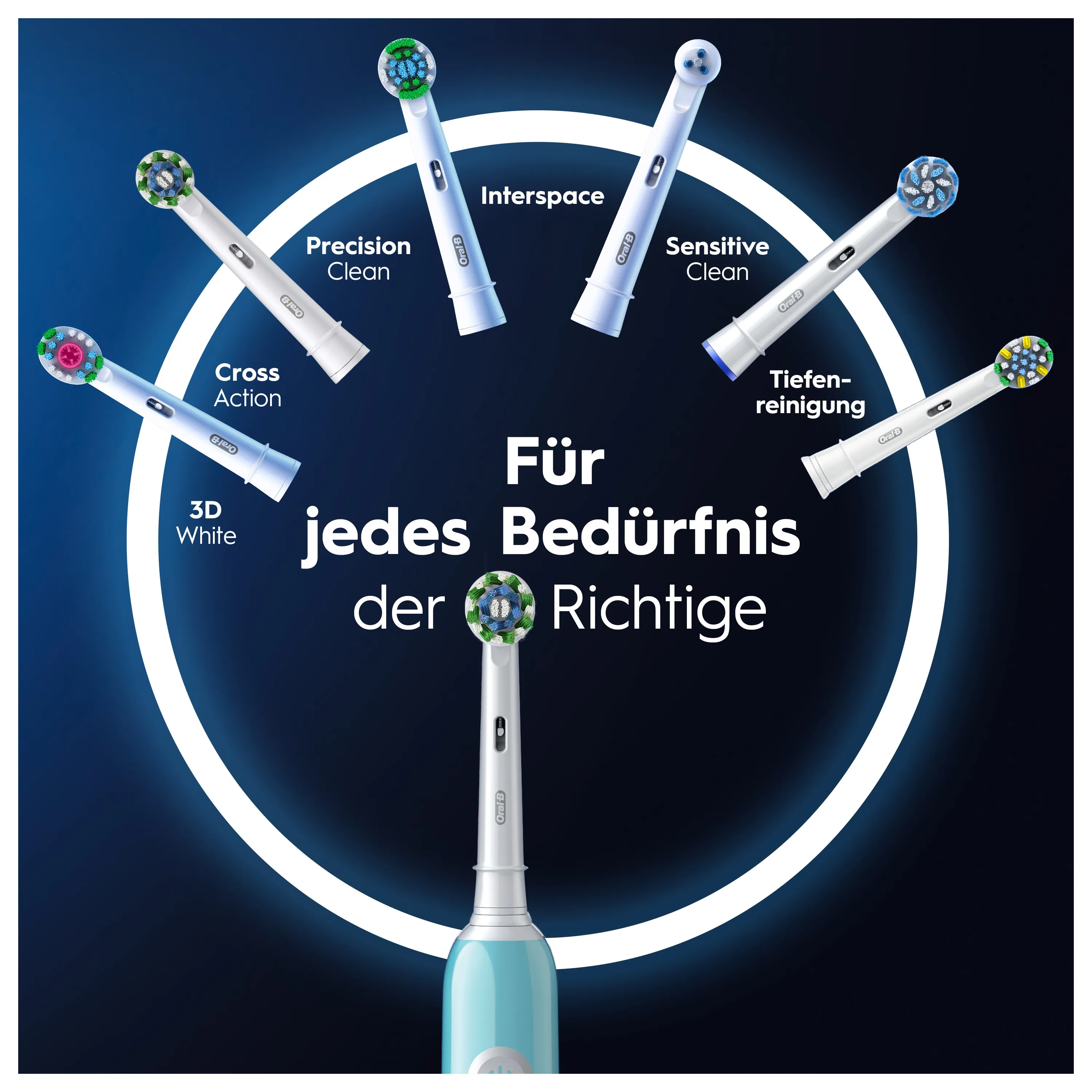 Braun Oral-B Pro 1 Sensitive Clean Caribbean Blue Pic_1
