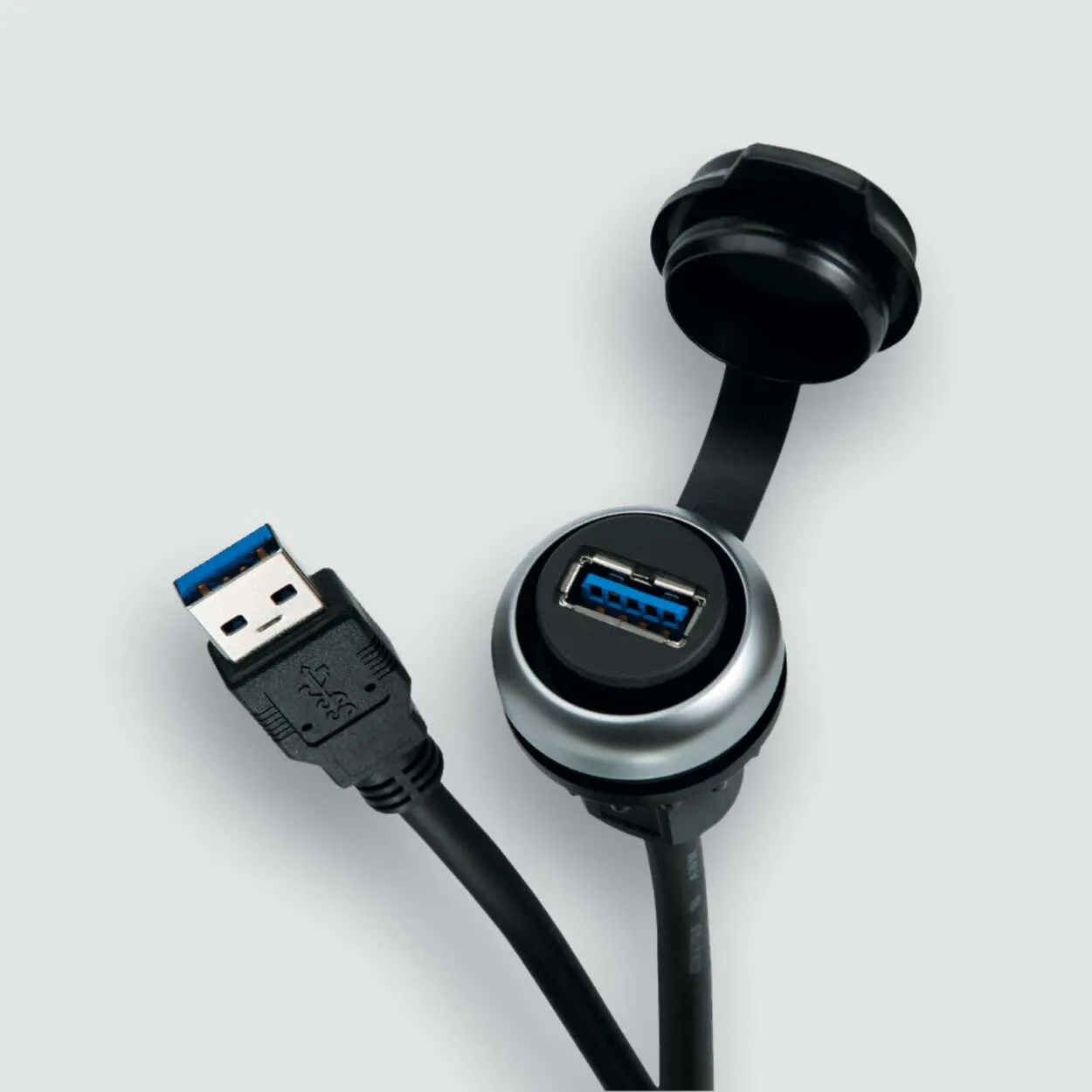 Luetze USB-3.0 A/A F/M 0,6m PVC Pic_1