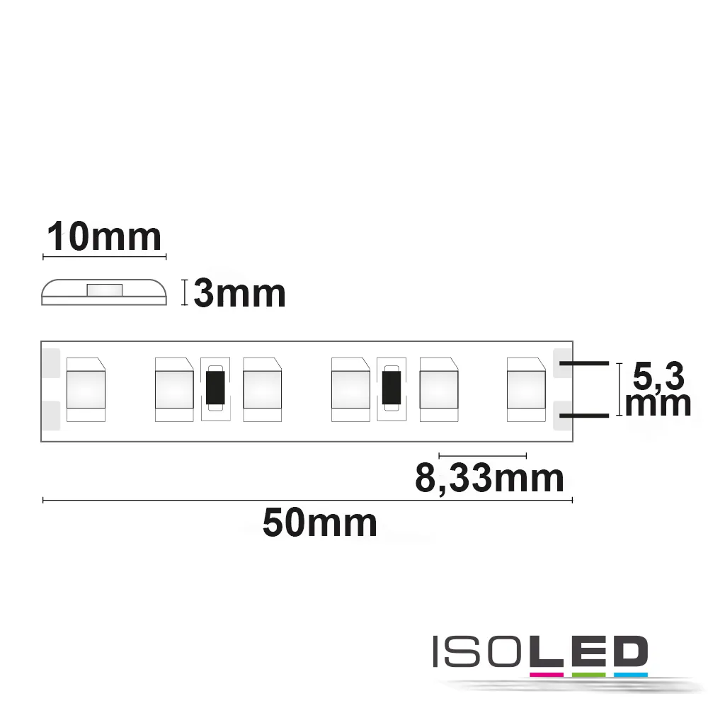 ISOLED LED SIL830-Flexband, 24V, 9,6W, IP66 Pic_1