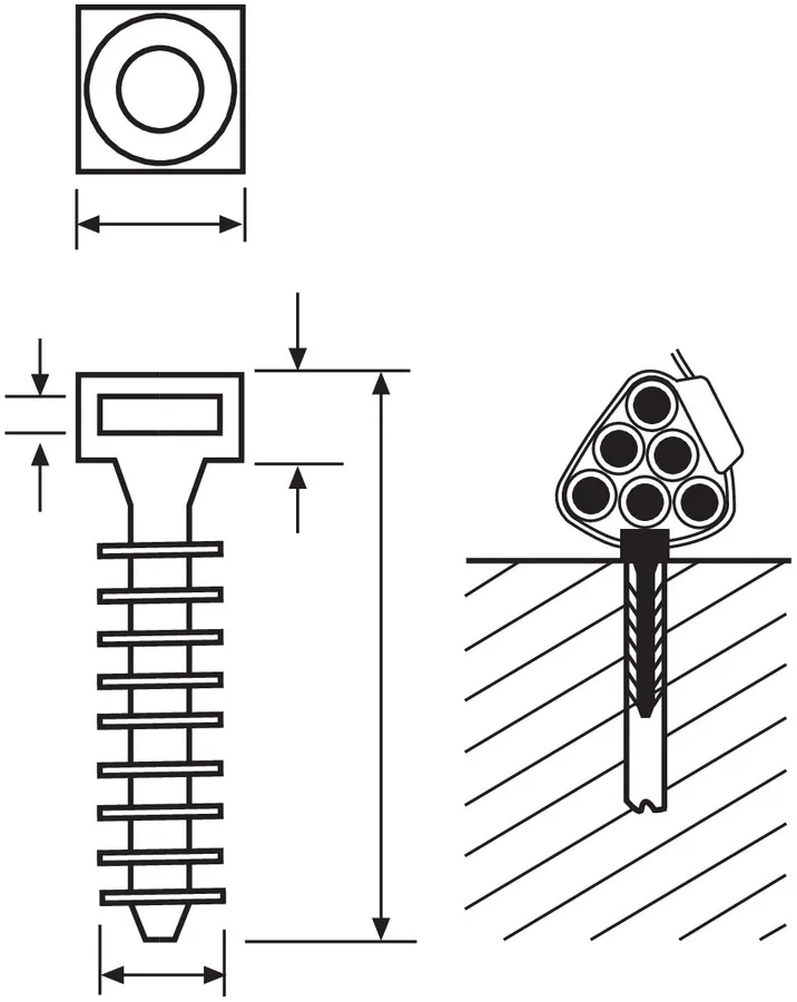 Hellermanntyton LOK01-PA6HIR-BK (100) Pic_2