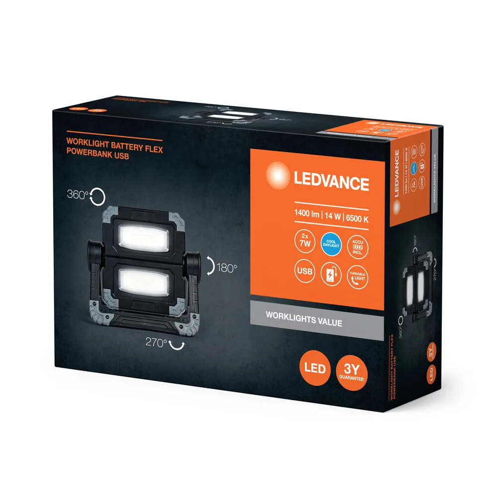 Ledvance LED WORKLIGHT VALUE BATTERY FLEX 7W 865 Pic_1
