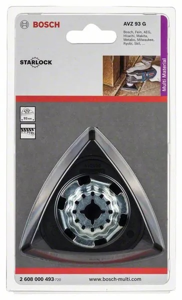 BOSCH ROBERT POWER TOOLS GMBH Starlock Schleifplatte AVZ 93 G Pic_3