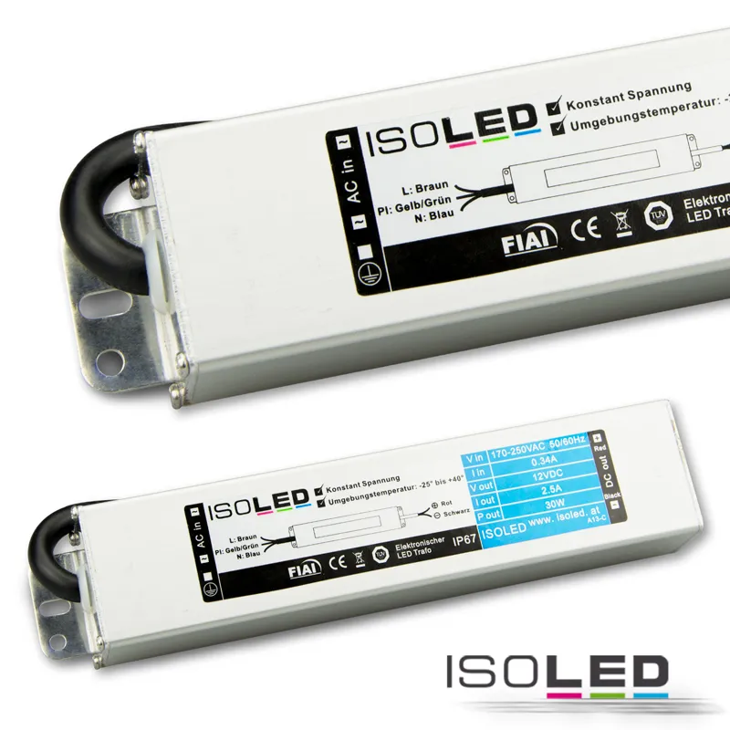 ISOLED LED Trafo 24V/DC, 0-30W, IP66 Pic_2