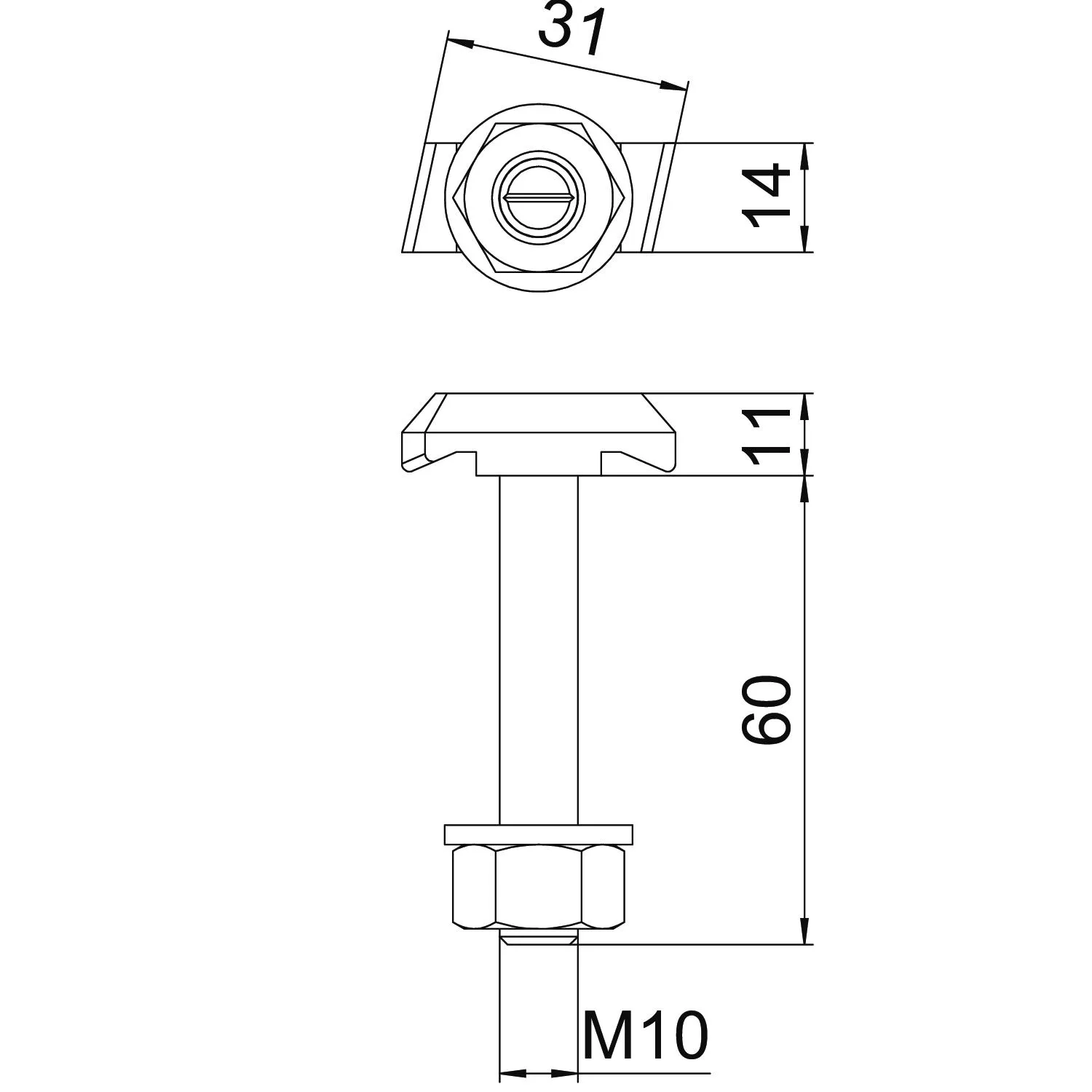 OBO Bettermann MS40HB M10x60 ZL Pic_1