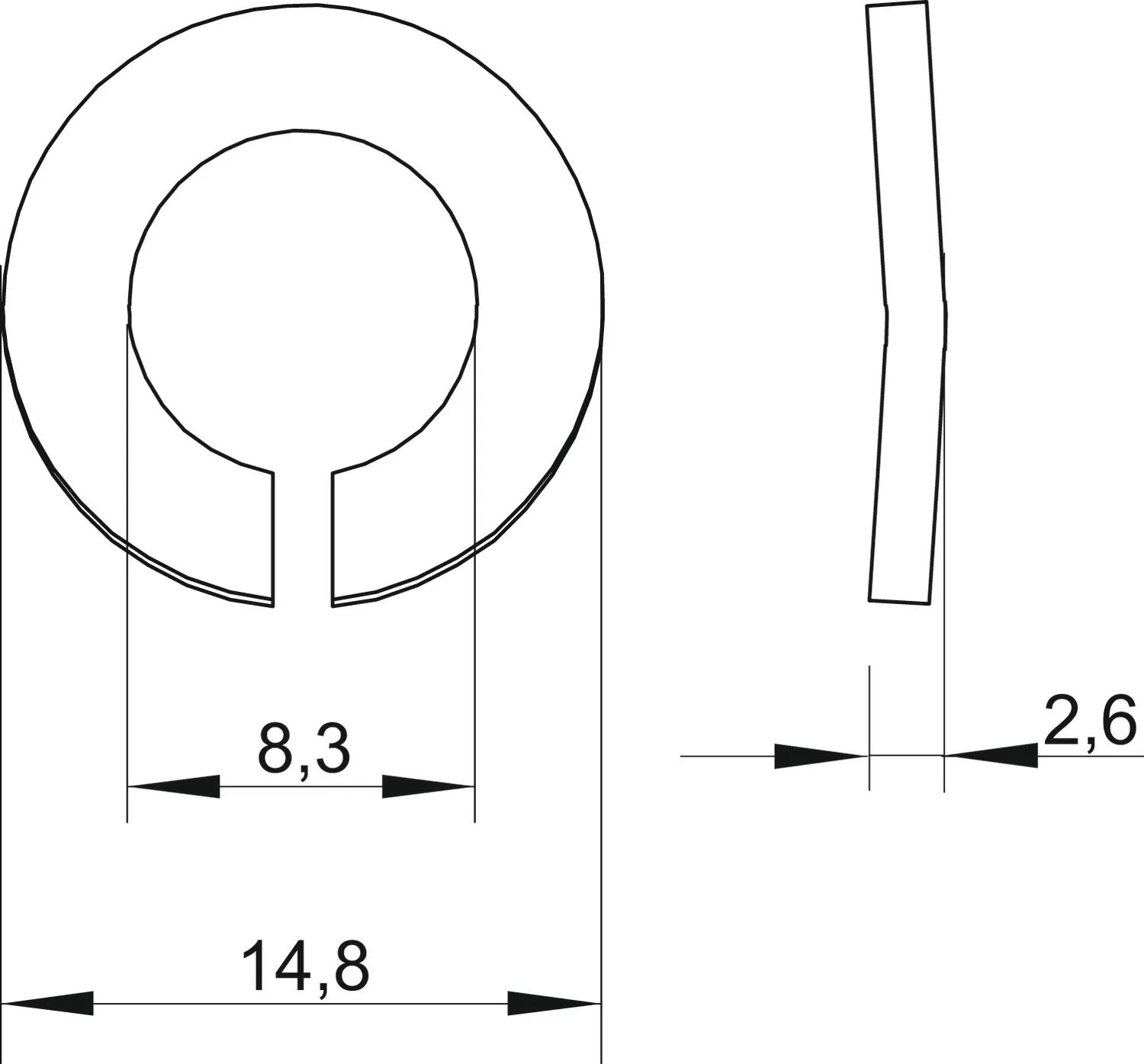 OBO Bettermann DIN 128 A M8 G Pic_1