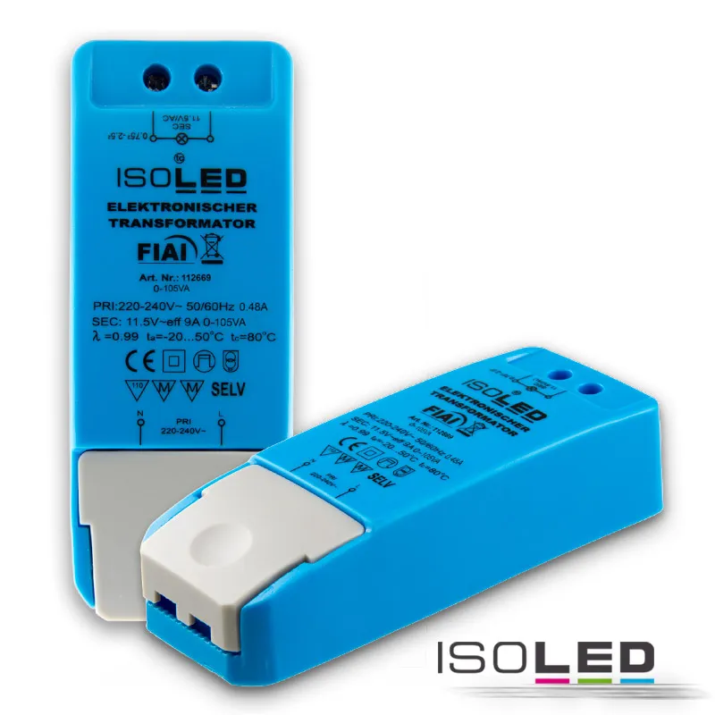 ISOLED LED Trafo 12V/AC, 0-105VA, dimmbar Pic_2
