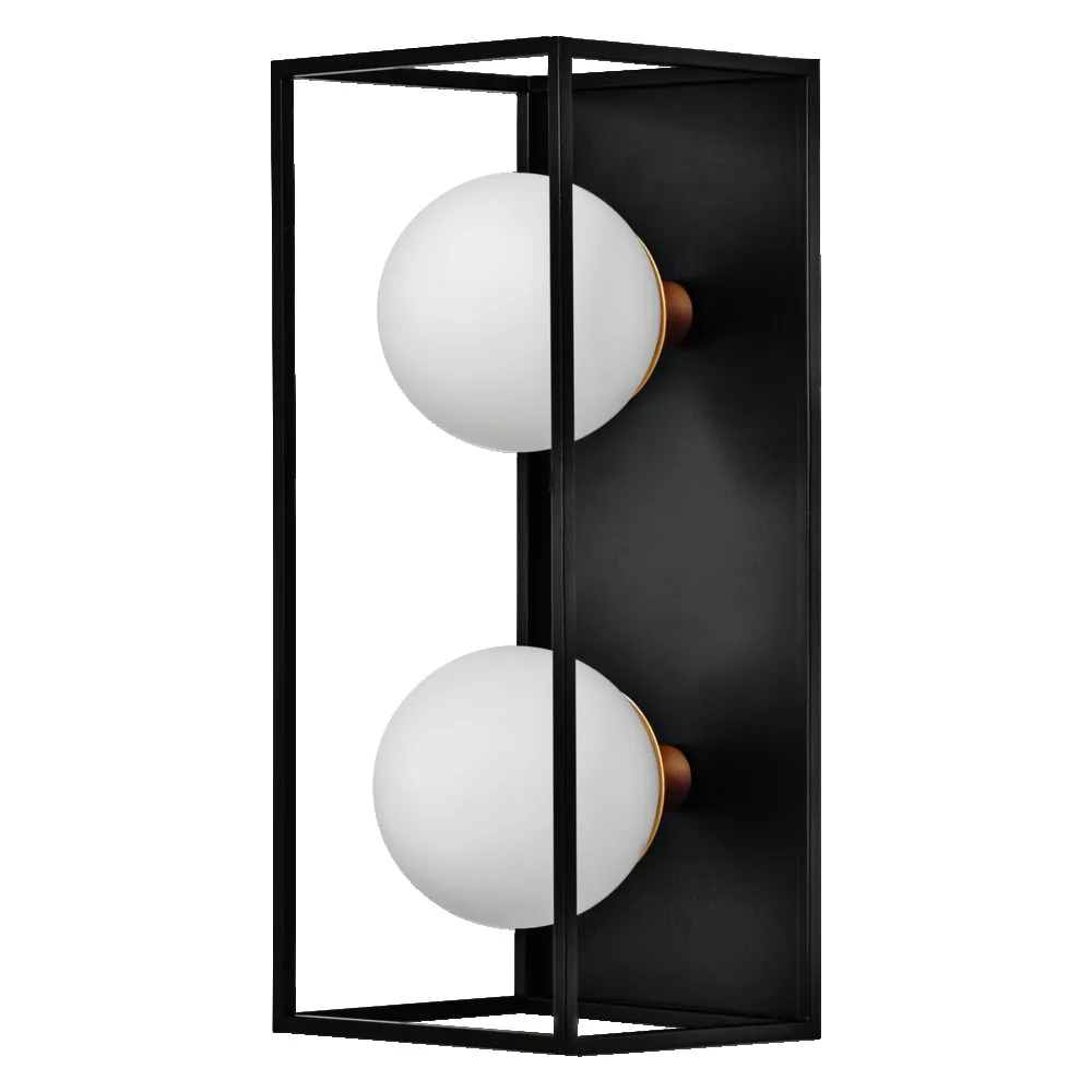 Ledvance Decor Square 350x150mm 2 x G9 IP44 BK Pic_1