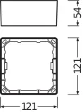 DL SLIM FRAME SQ 105 WT