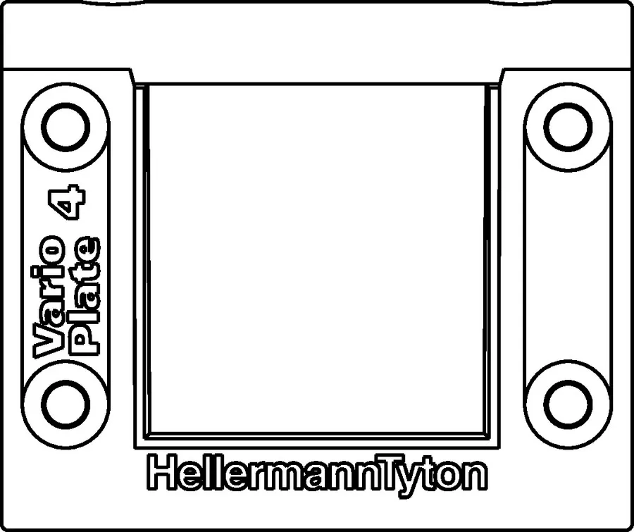 Hellermanntyton VarioPlate-4_Frame-PA66GF25-BK (10) Pic_3