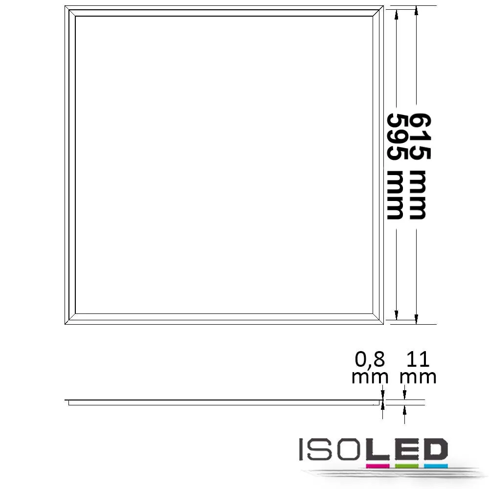 ISOLED LED Deco Panel Frame 600 Pic_2