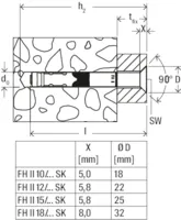 Fischer fischer FH II 15/25 SK gvz HOCHLEISTUNGSANKER Pic_2