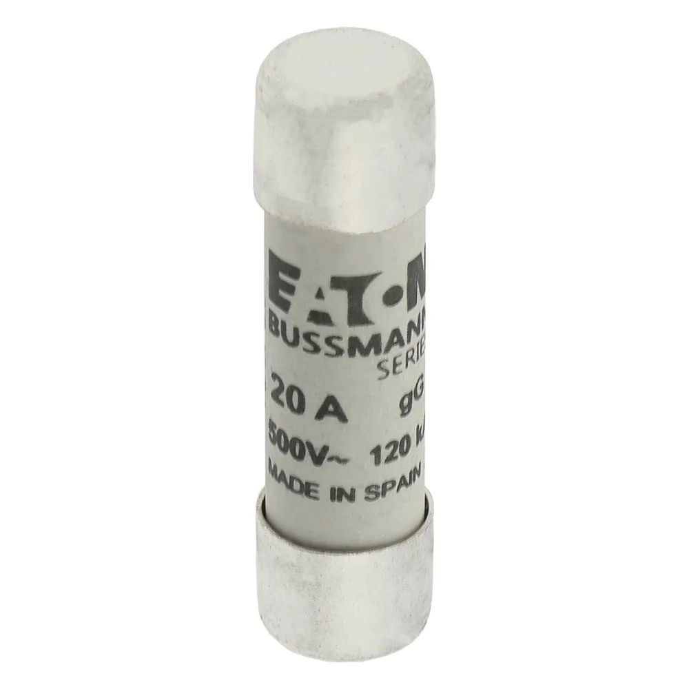 Eaton Electric CYLINDRICAL FUSE 10 x 38 20A GG 500V AC Pic_2