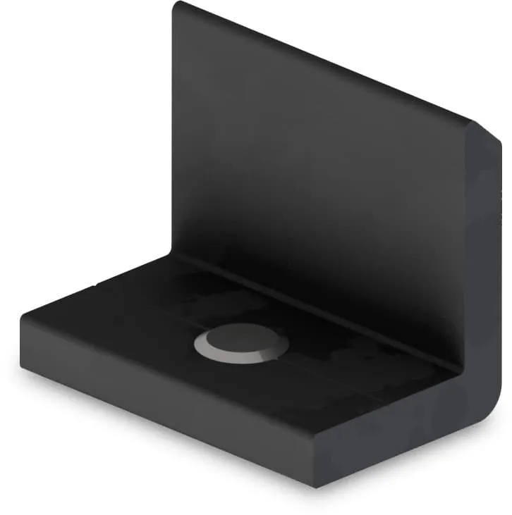 K2 Systems GmbH InsertionRail EndStop Black Pic_1