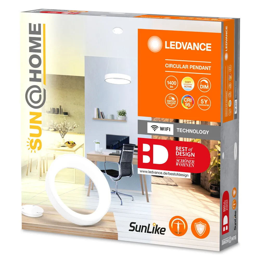 LEDVANCE GMBH SUN@HOME Circular Pendant WT Pic_1