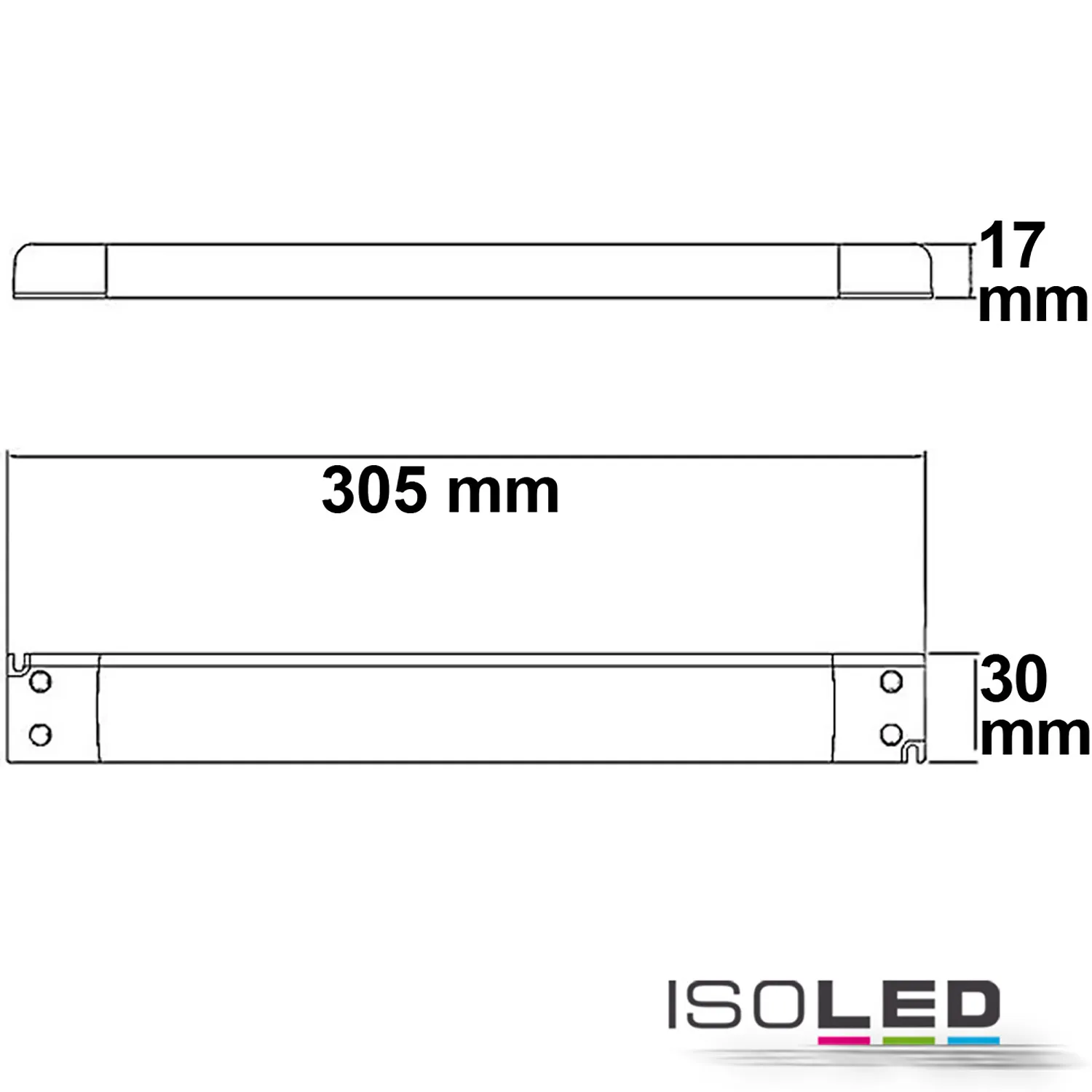 ISOLED LED Trafo 24V/DC, 0-60W, slim Pic_1