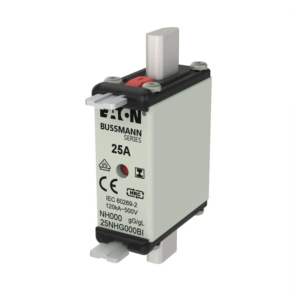 Eaton Electric NH FUSE 25A 500V SIZE 000 GG IMGL Pic_1