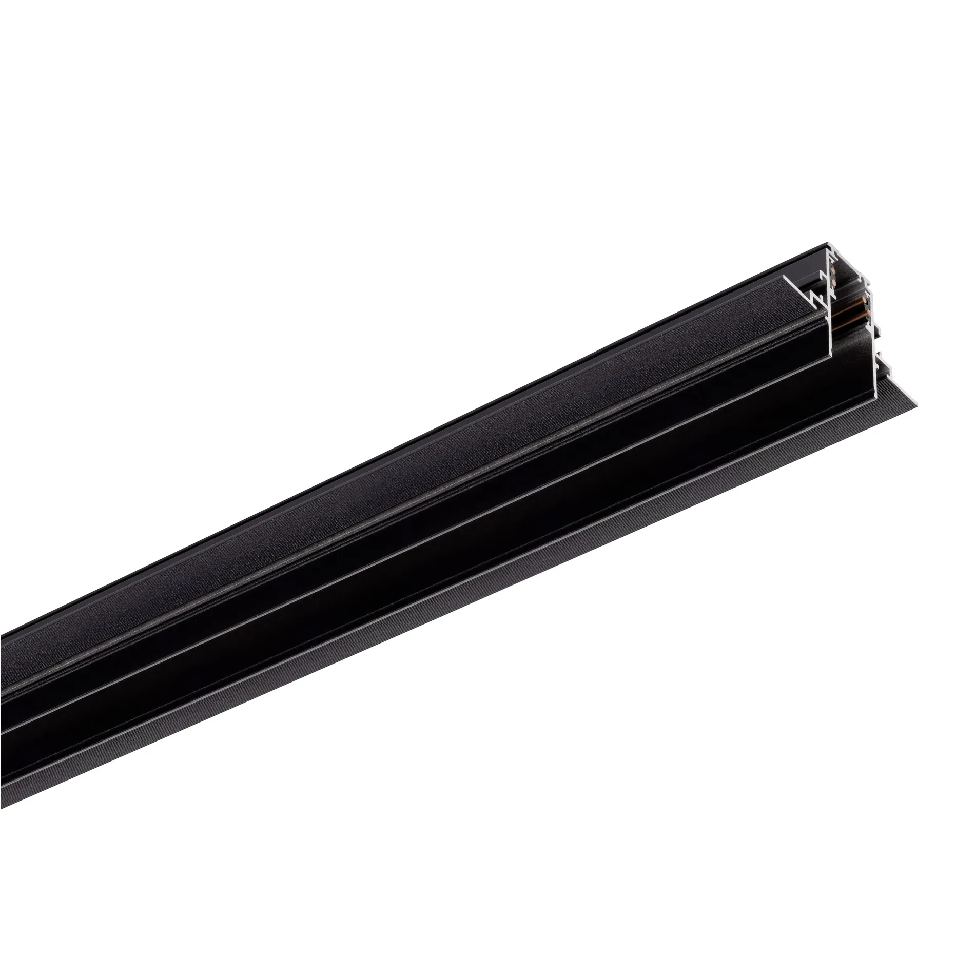 Slv 48V TRACK 4m Einbauschiene DALI schwarz Pic_1