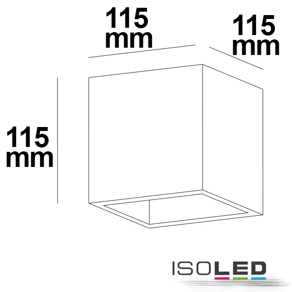 ISOLED Gips-Wandleuchte G9, würfelförmig Pic_2