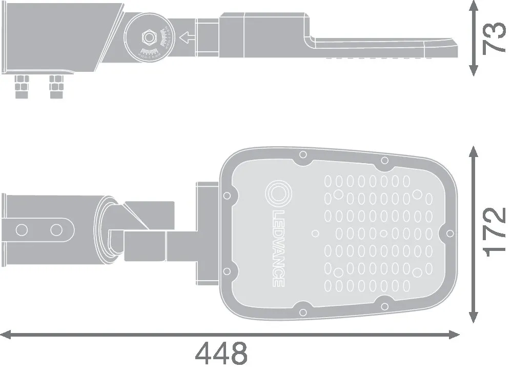 Ledvance SL AREA SPD SM V 30W 730 RV20ST GY Pic_1