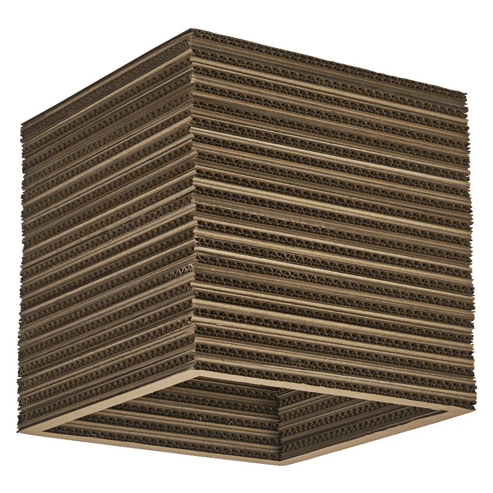 Ledvance Decor Cardboard Square Ceiling E27 Brown Pic_1