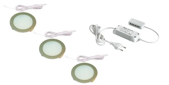 Hera, Enger 3er Set FR 68-LED 4W nw edelstahloptik + LED24/15W Pic_2