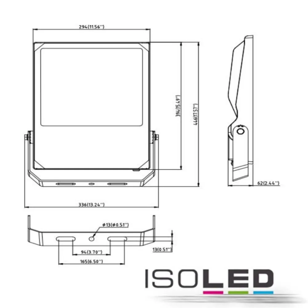ISOLED LED Fluter HEQ 240W, 110° Pic_2
