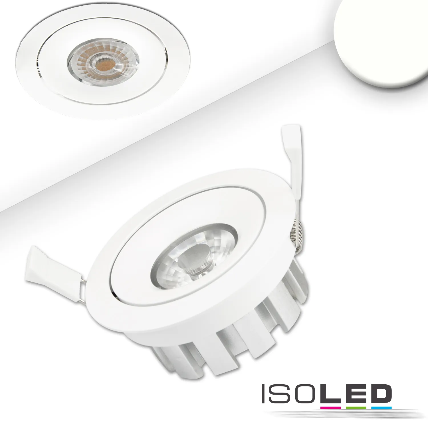 ISOLED LED Einbaustrahler, weiß, 15W Pic_2