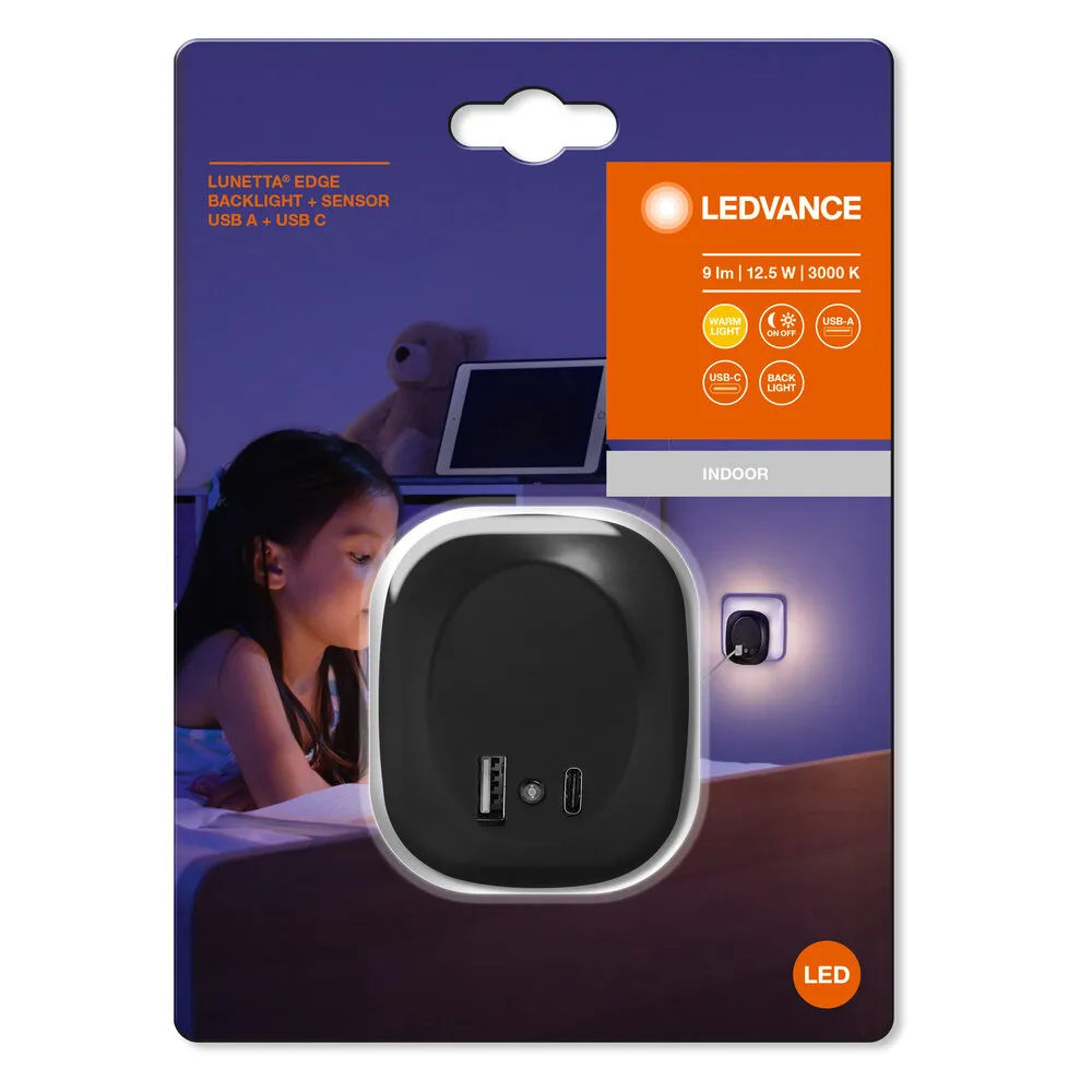 Ledvance Lunetta Edge Sensor 3000K Black Pic_1