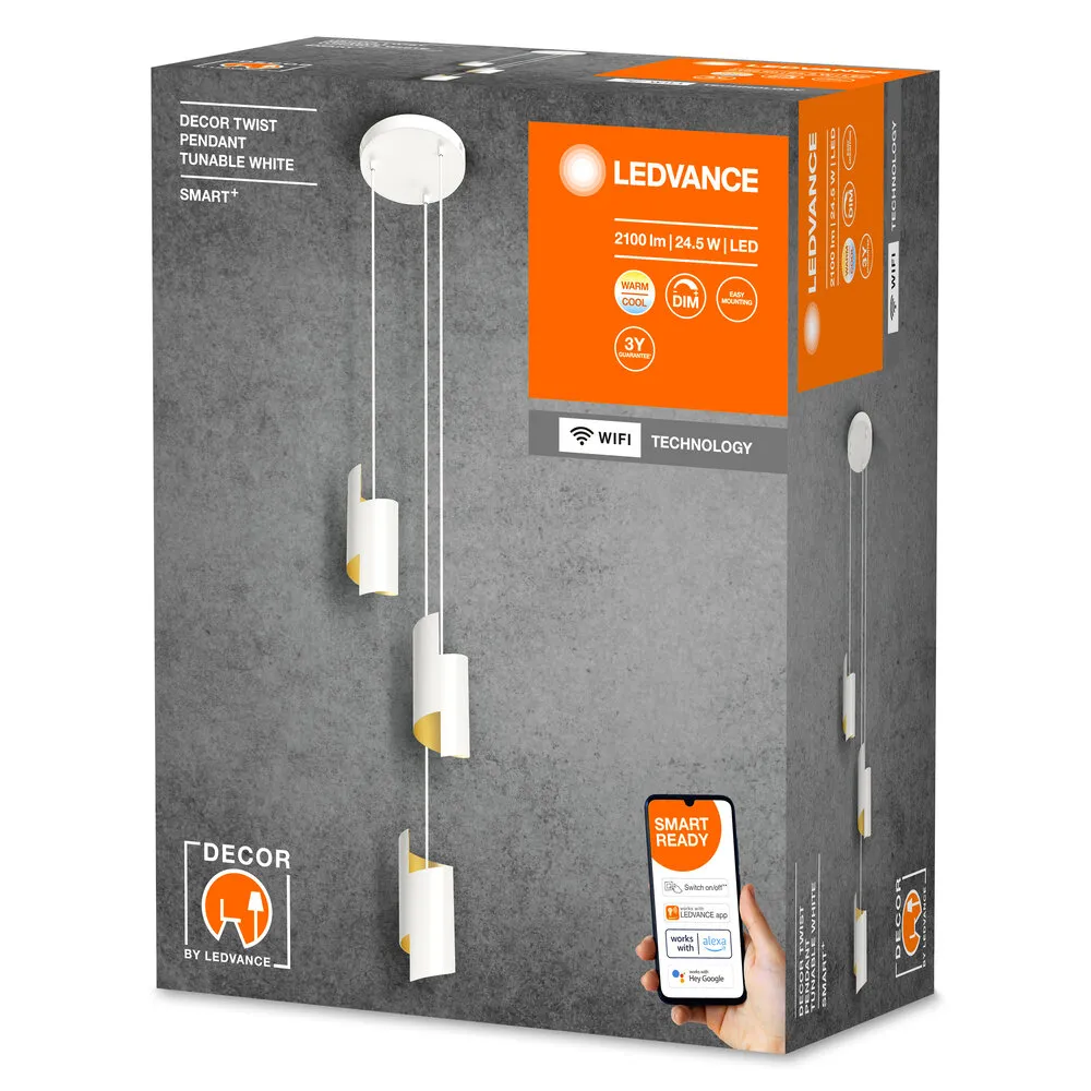 Ledvance SMART+ Wifi Decor Twist Pendant White TW Pic_2